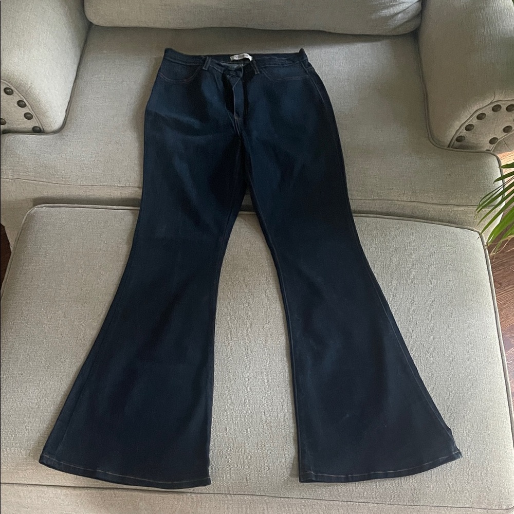 Classic Blue Flared Jeans